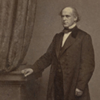 Carte de visite of Chief Justice Salmon P. Chase, c. 1860-1870
