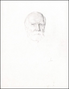 Chief Pencil Sketch of Charles Evans Hughes, c. 1939-1941